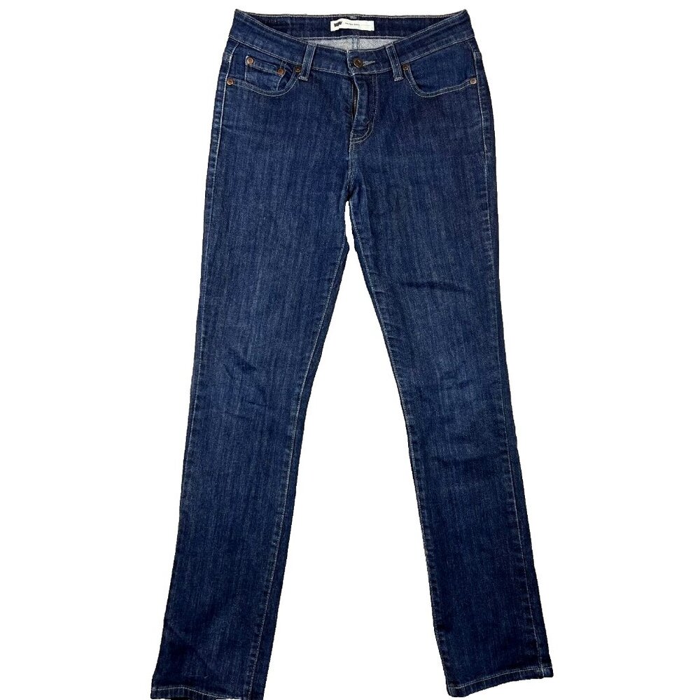 Levi's Classic Mid Rise Skinny Denim Jeans Blue Women Size 6M Stretch